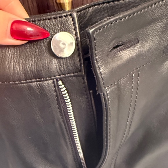 🖤 Understated Leather Studded Combo Shorts in Black 🖤NEW - Picture 7 of 16